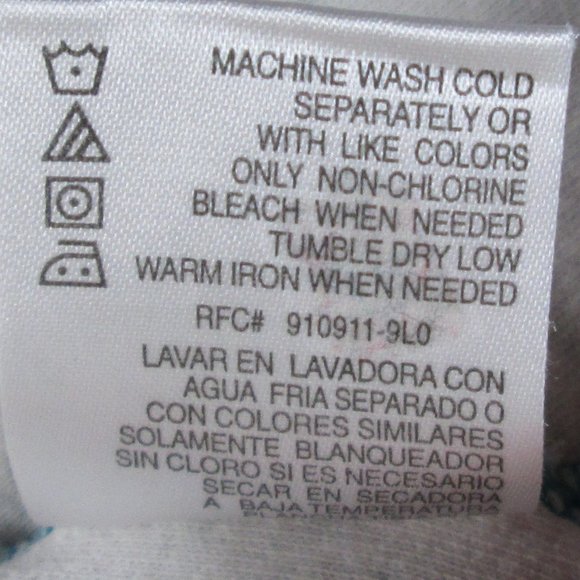 White Stag Womens Teal and White Floral Scoop Neck Cotton Shirt Size M P… - Picture 5 of 5